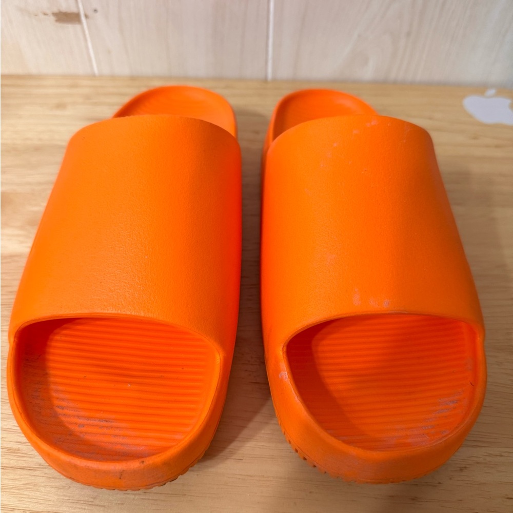 Nike Orange Slippers